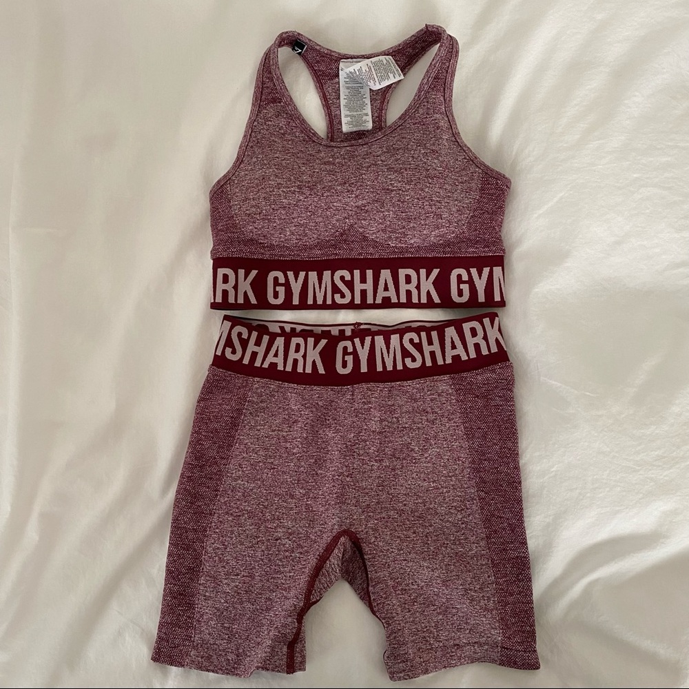 Gymshark Set Biker Shorts Sports Bra Small